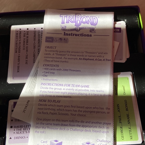 Tribond game for the family - Picture 6 of 6